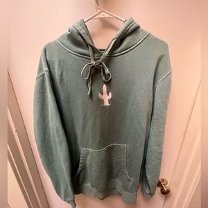 Teal Cactus Hoodie!